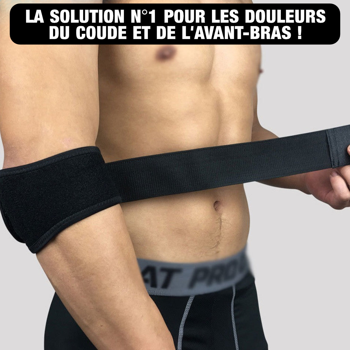 Attelle compression coude tendinite