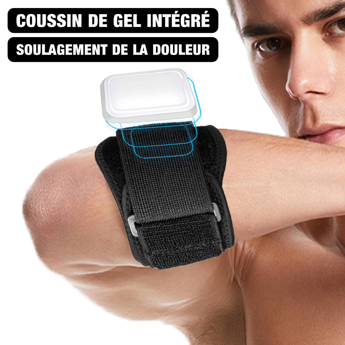 Attelle compression coude tendinite