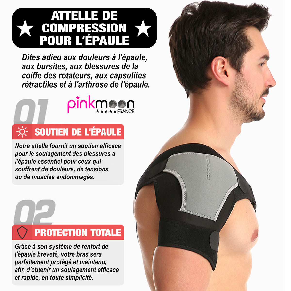 Attelle épaule coiffe des rotateurs