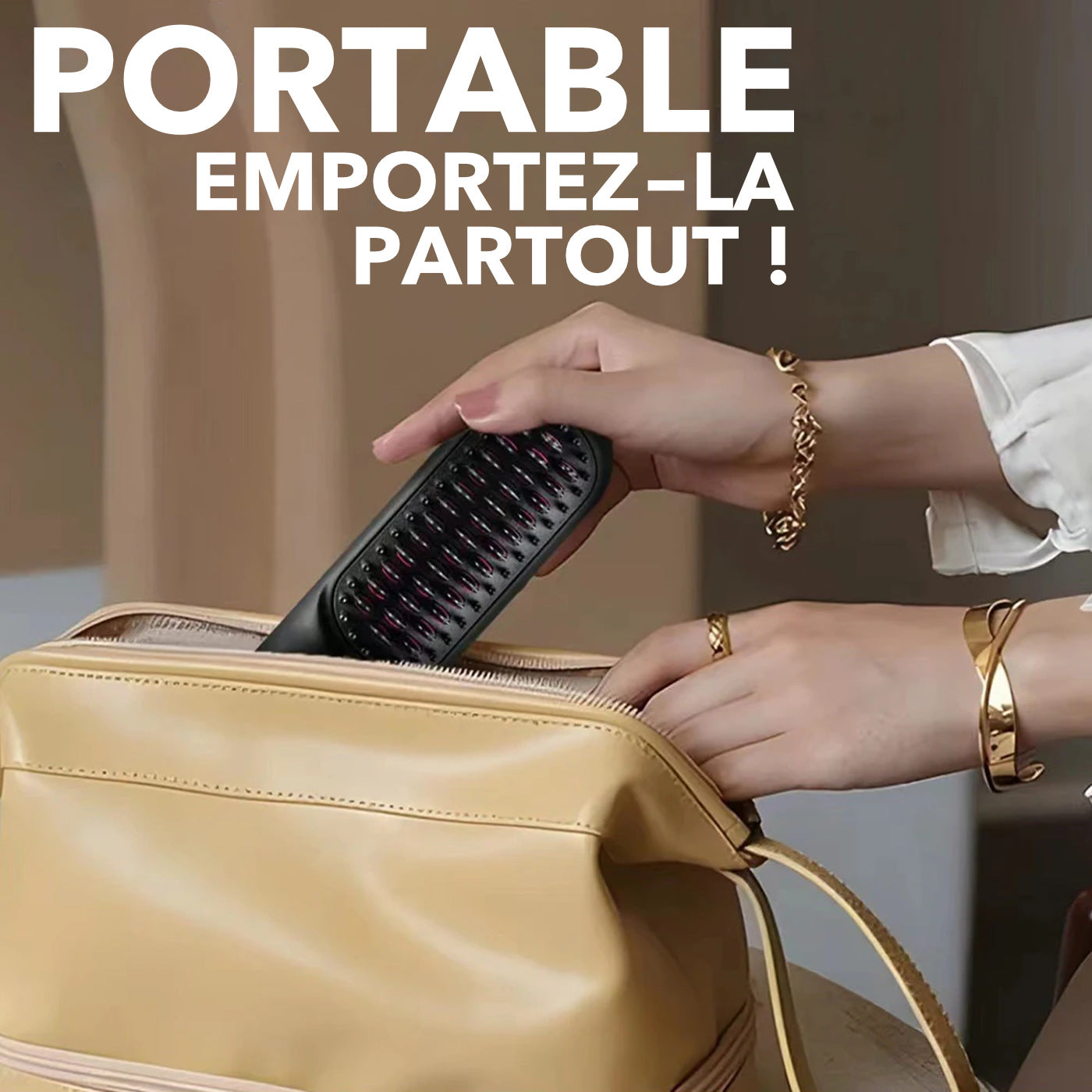 brosse lissante sans fil