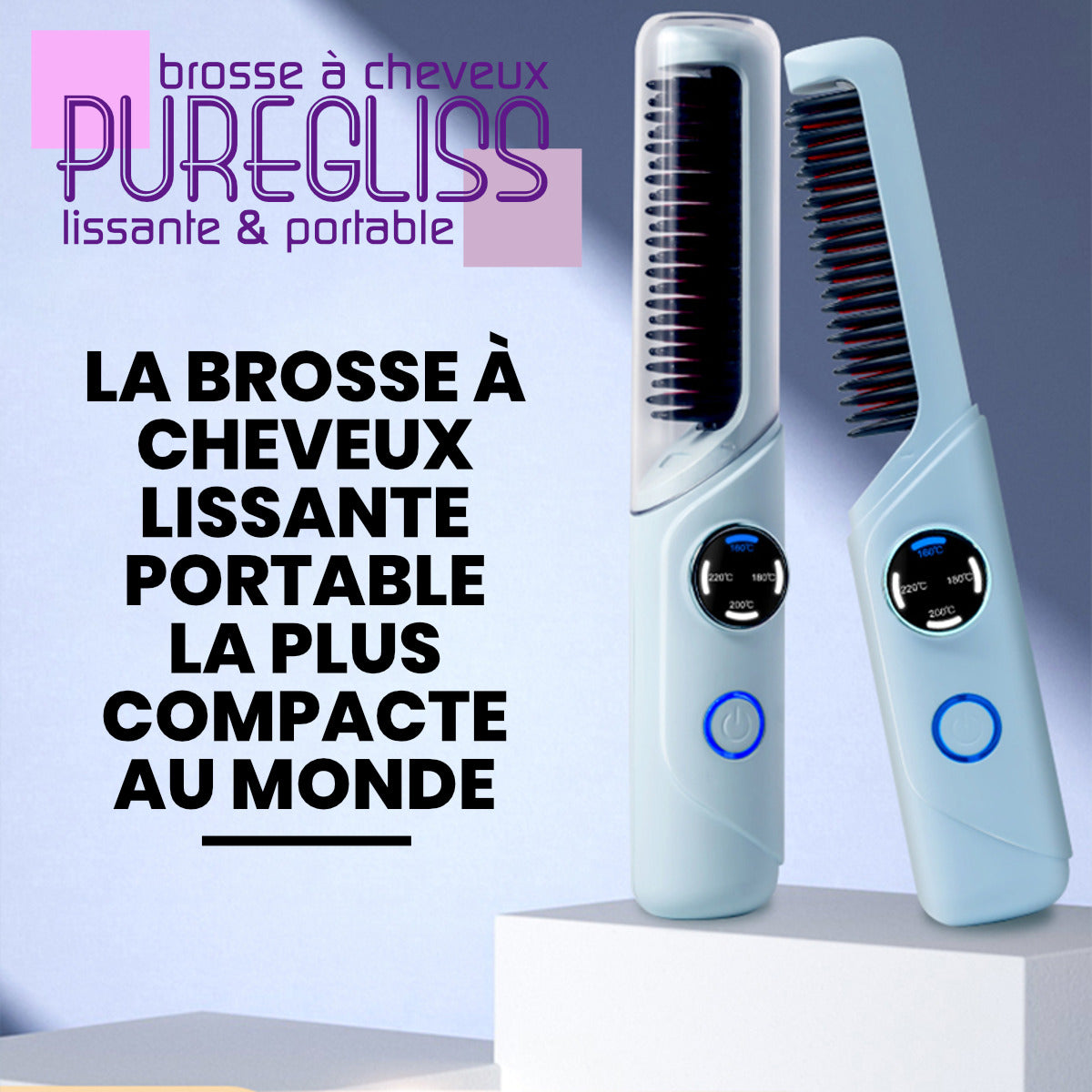 Brosse à Cheveux Lissante PUREGLISS