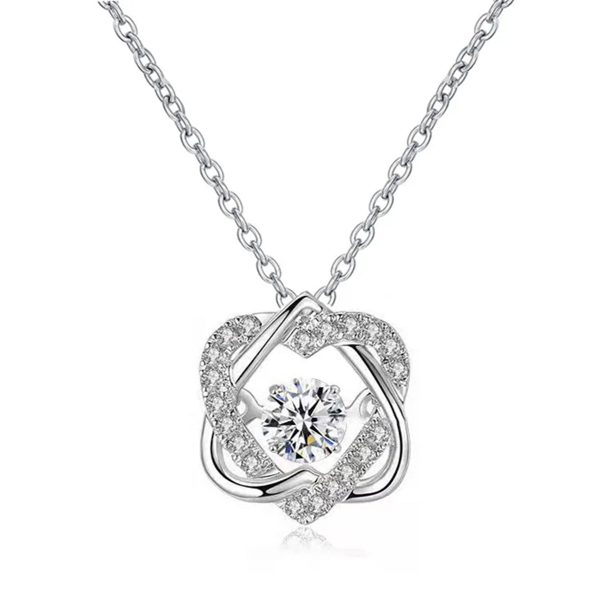 Collier Cœur d’Argent PINKMOON