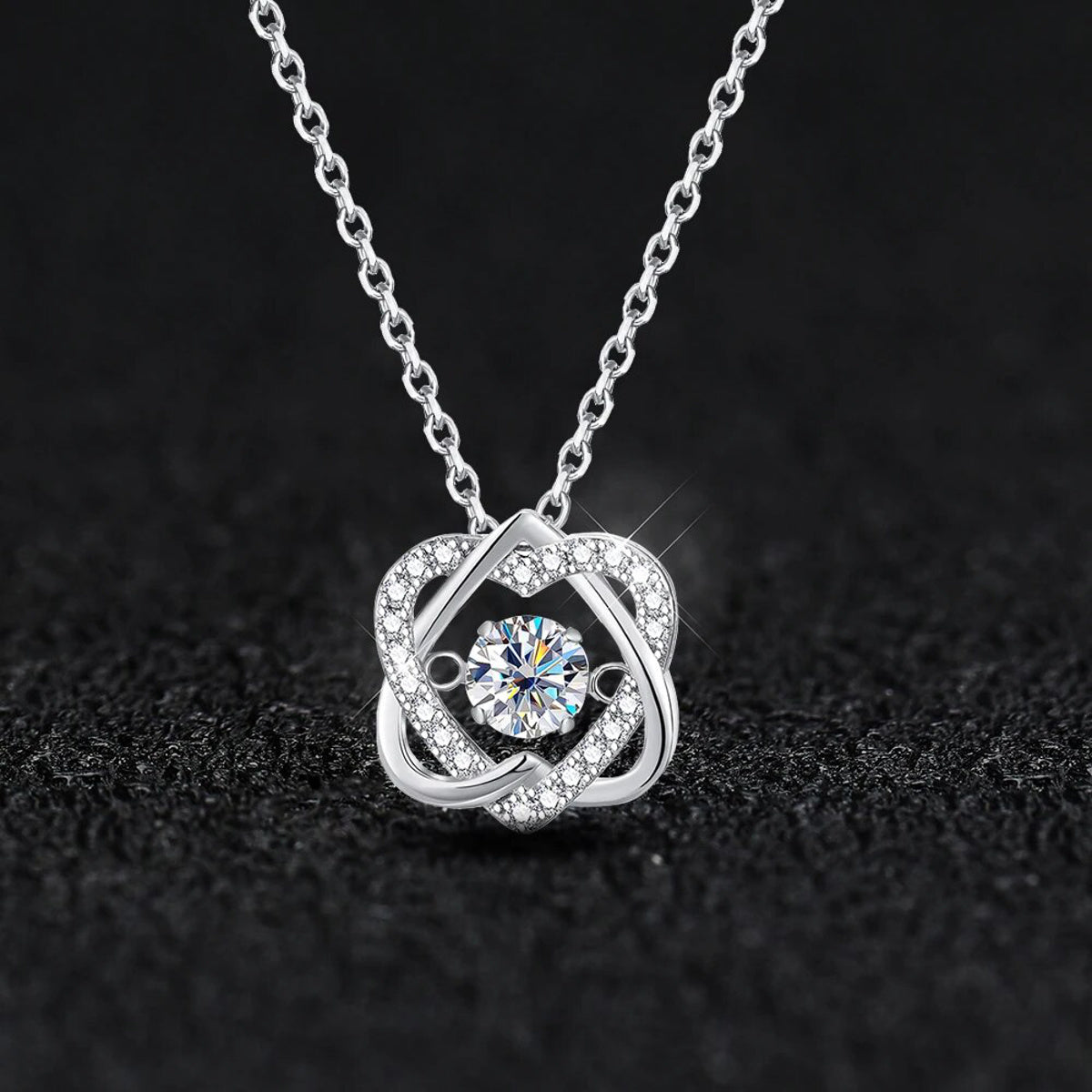 Collier Cœur d’Argent PINKMOON