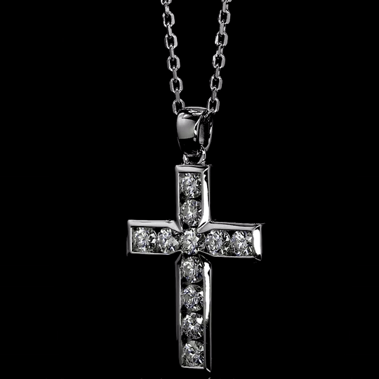 pendentif argent moissanite