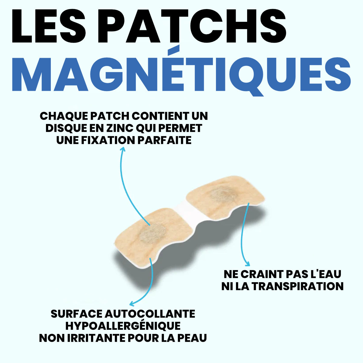 Bandes nasales magnétiques respiration