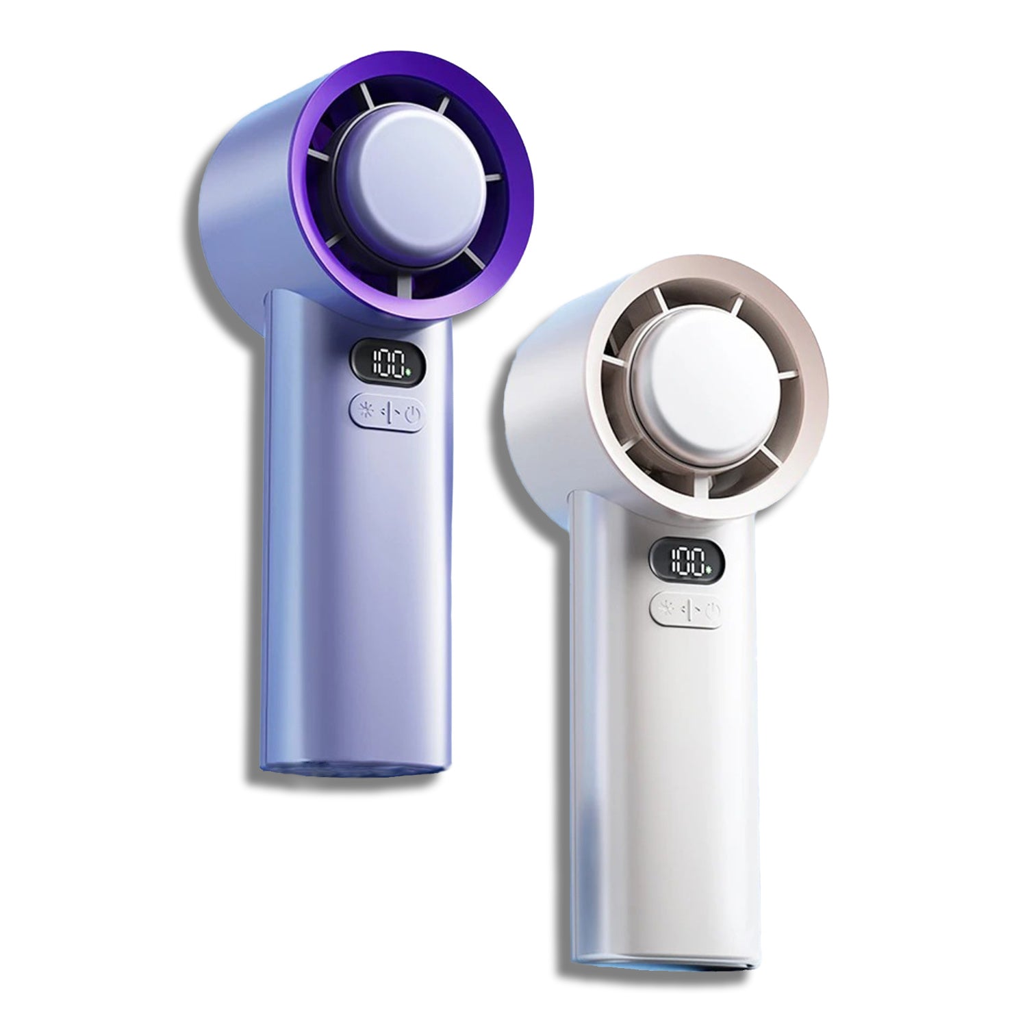 Ventilateur Portable Mini - Alimenté Par 2 Piles AAA, Design Ergonomique