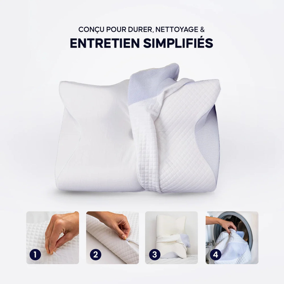 Oreiller cervical mémoire de forme