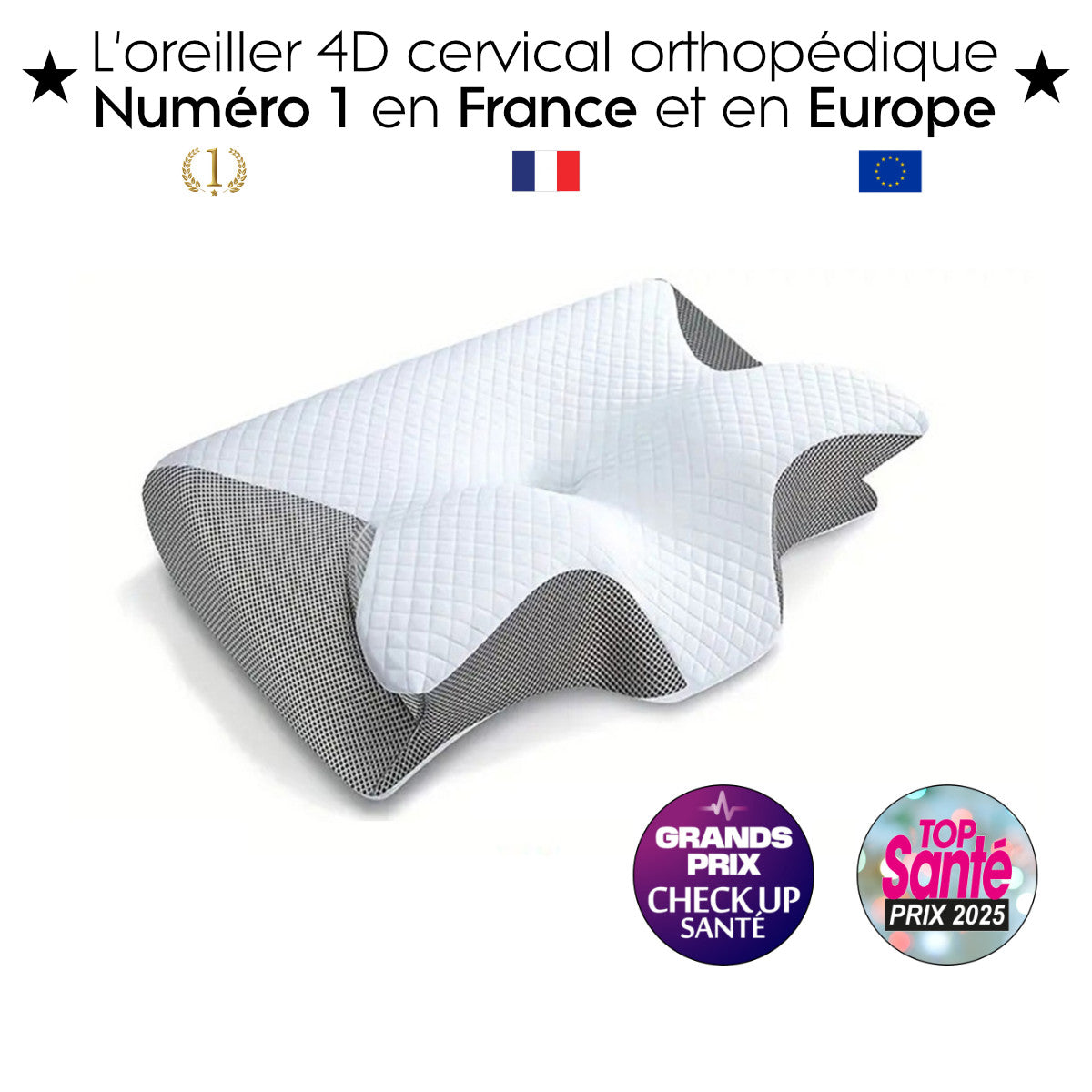 Oreiller cervical mémoire de forme