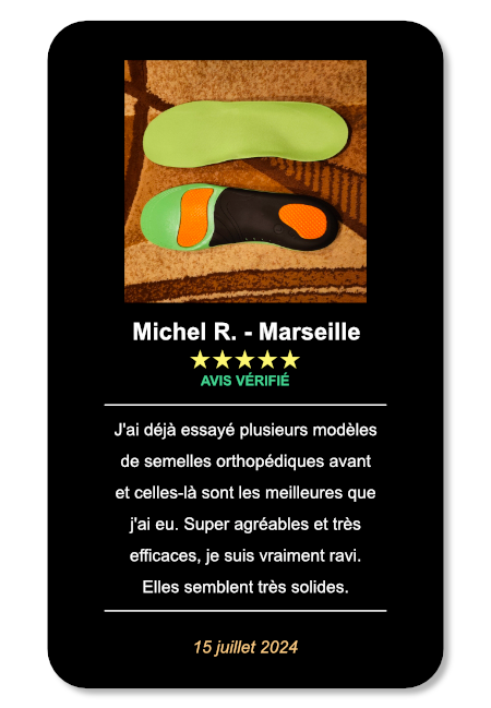 semelles orthopédiques mémoire de forme
