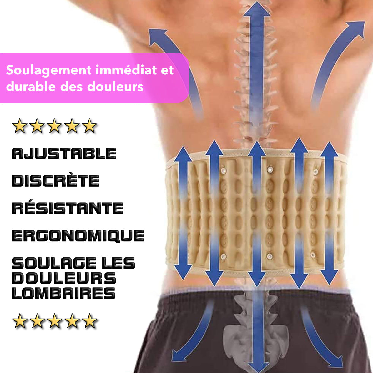 ceinture décompression lombaire