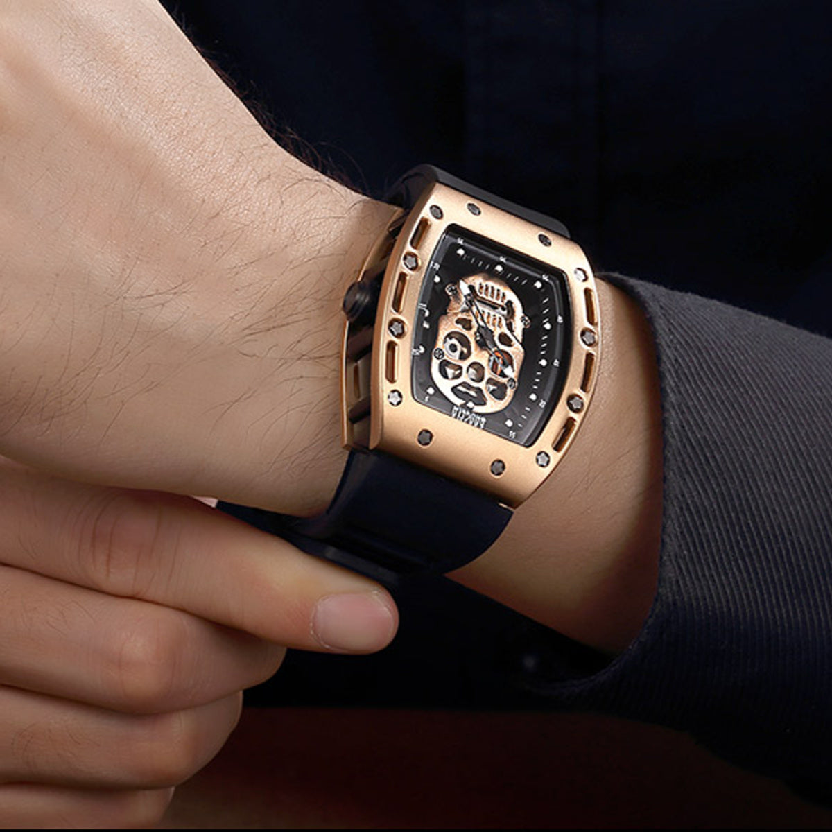 montre tête de mort