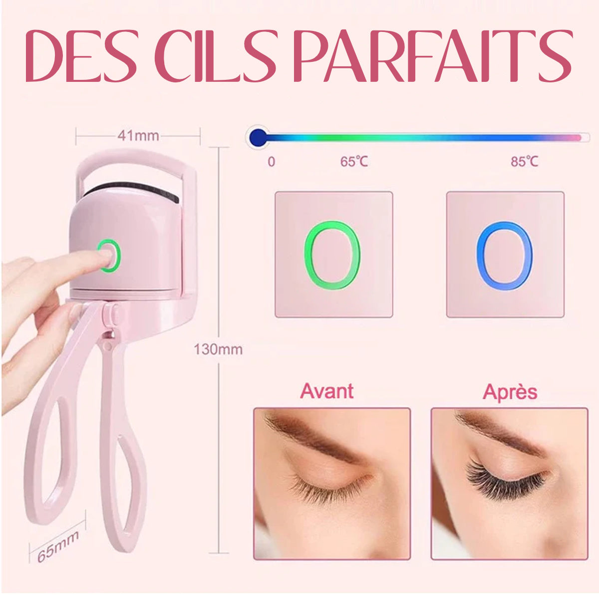 recourbe-cils chauffant