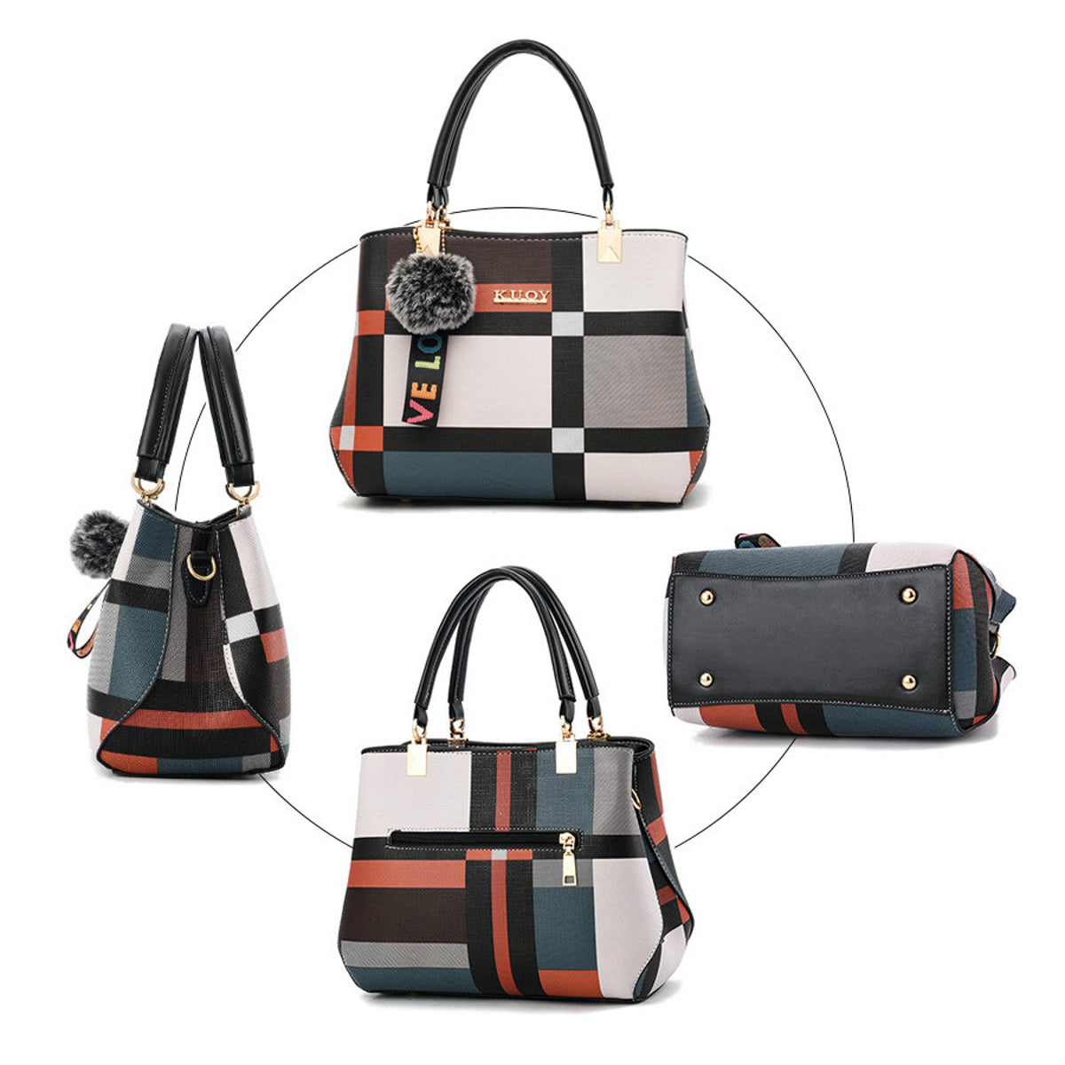 sac a main coloré femme