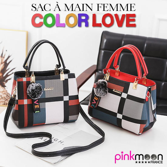 sac a main coloré femme