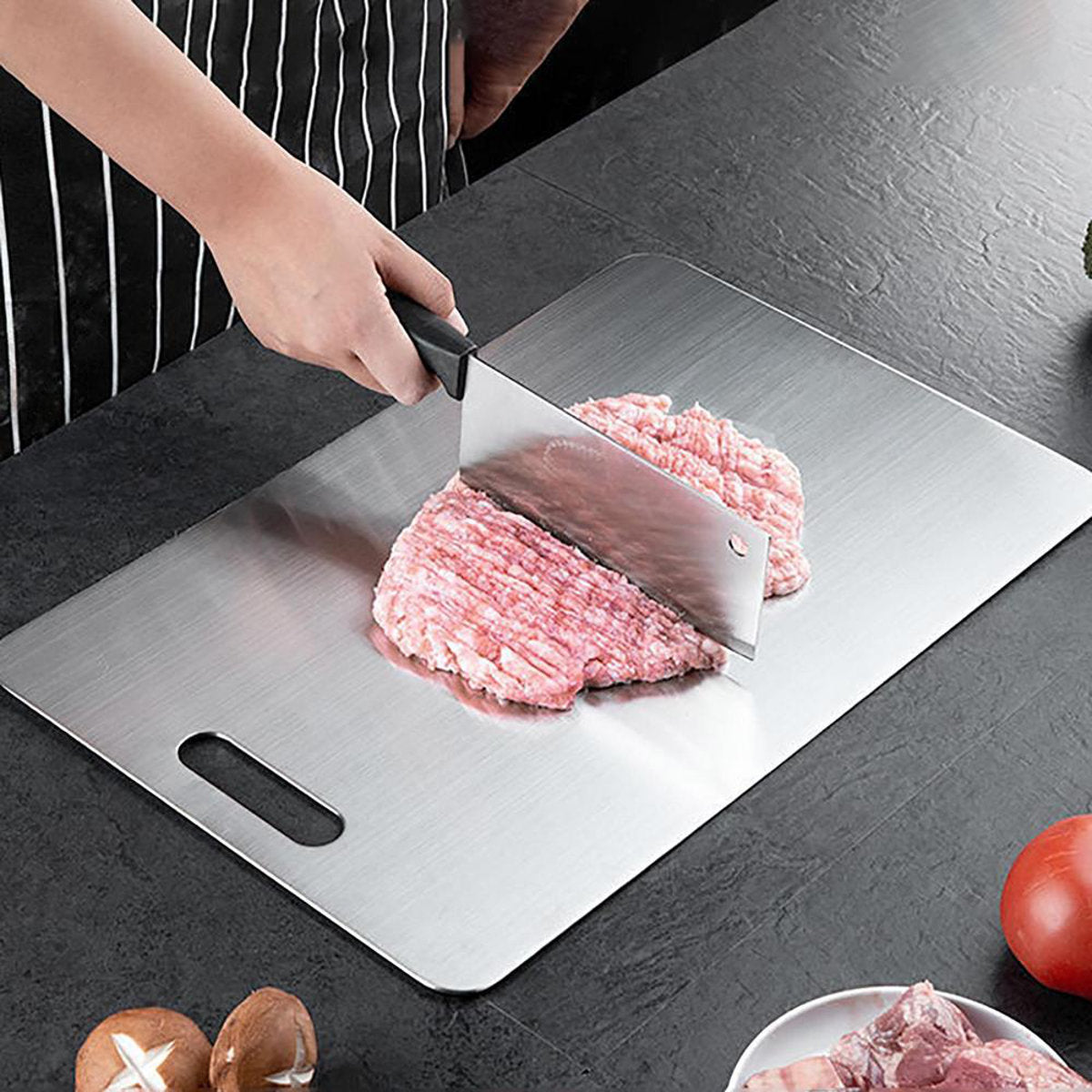 Planche à découper titane pour cuisine