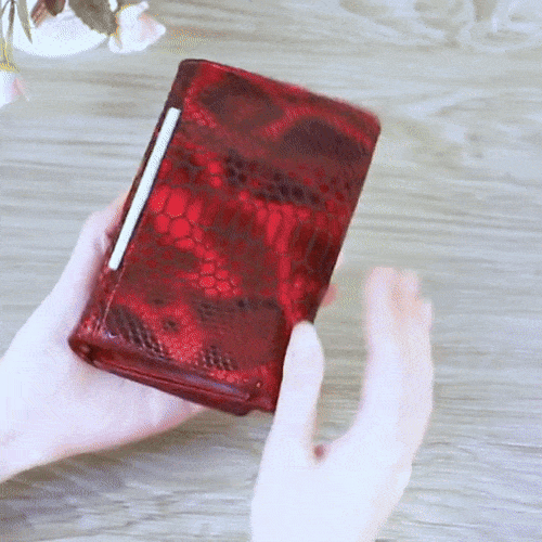 Portefeuille en cuir pour femme