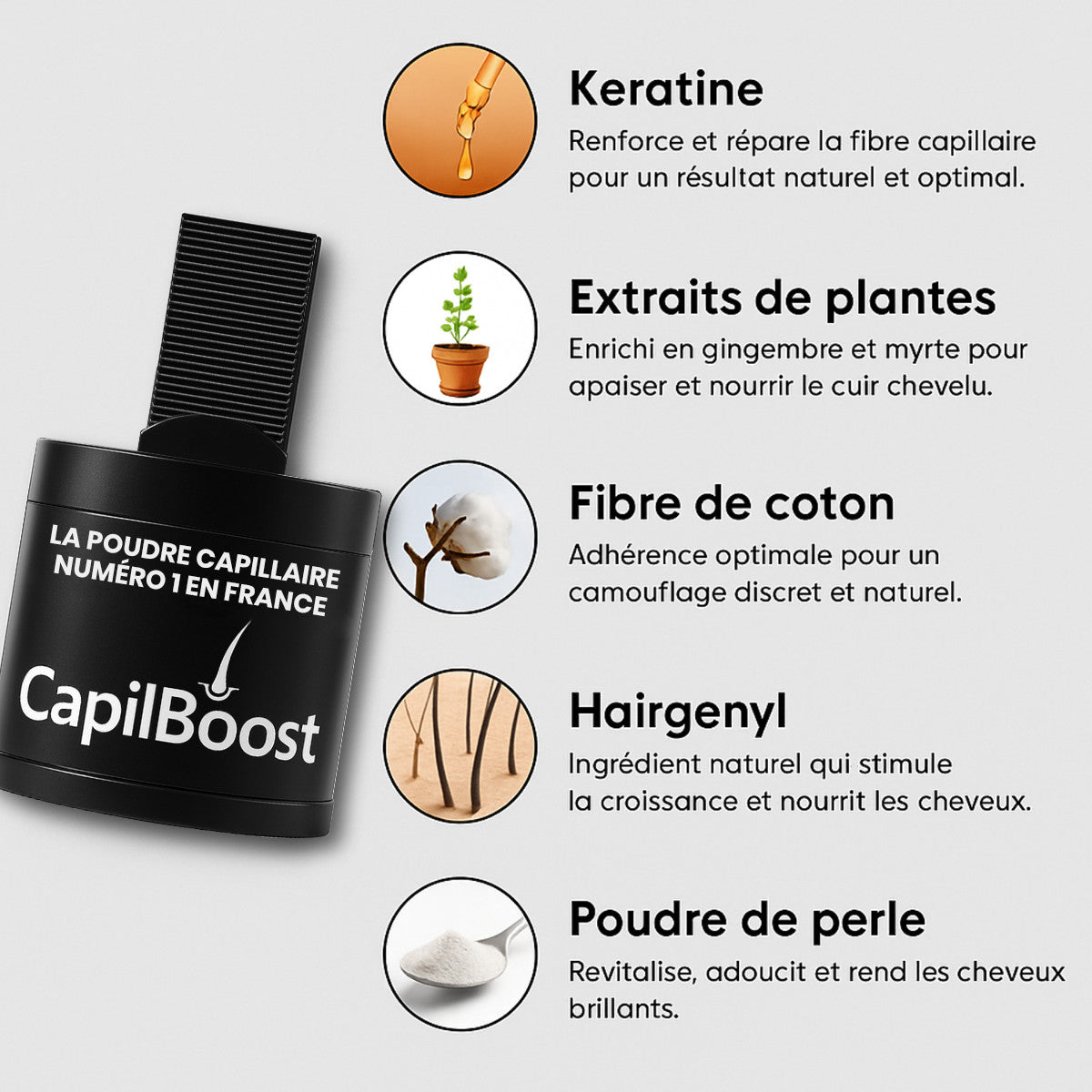 poudre capillaire