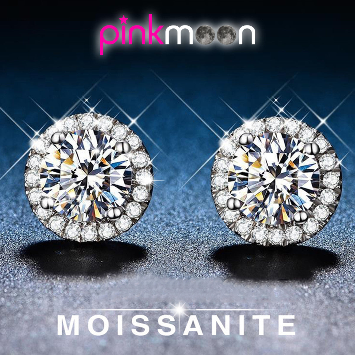 Boucles d’Oreilles Joy Diamond PINKMOON