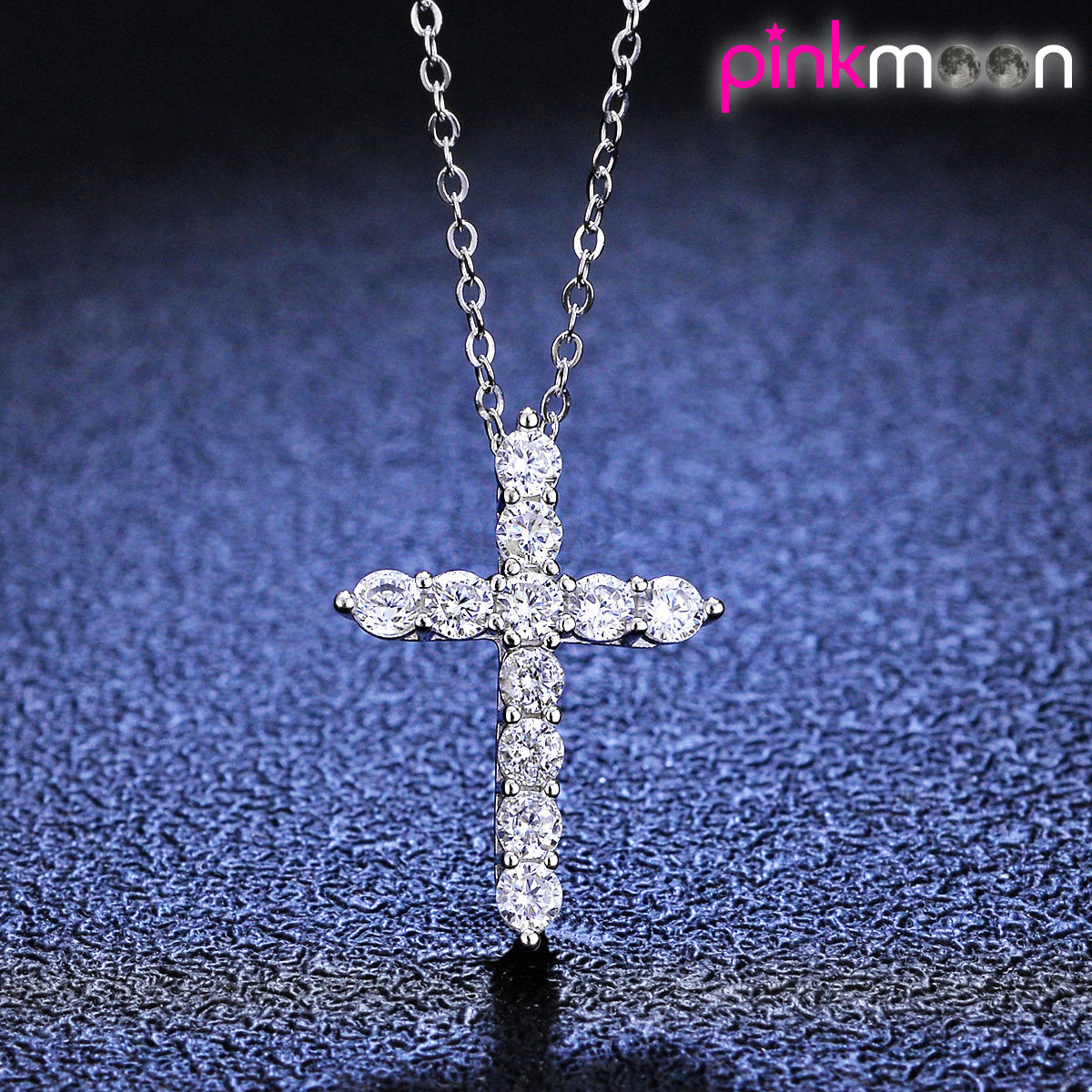 Collier Cross Diamond PINKMOON