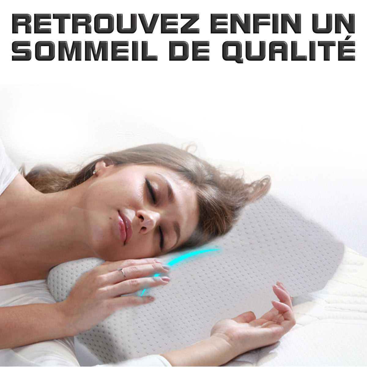oreiller orthopédique mémoire de forme