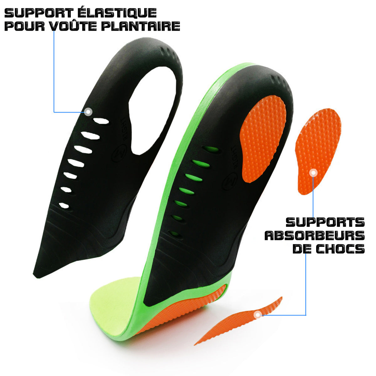 semelles orthopédiques mémoire de forme