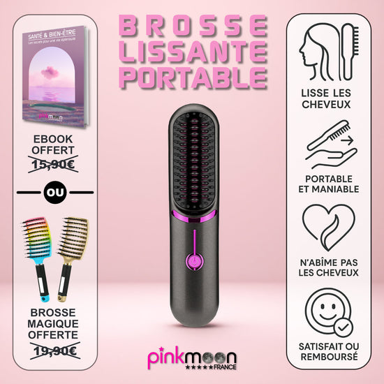 brosse lissante portable