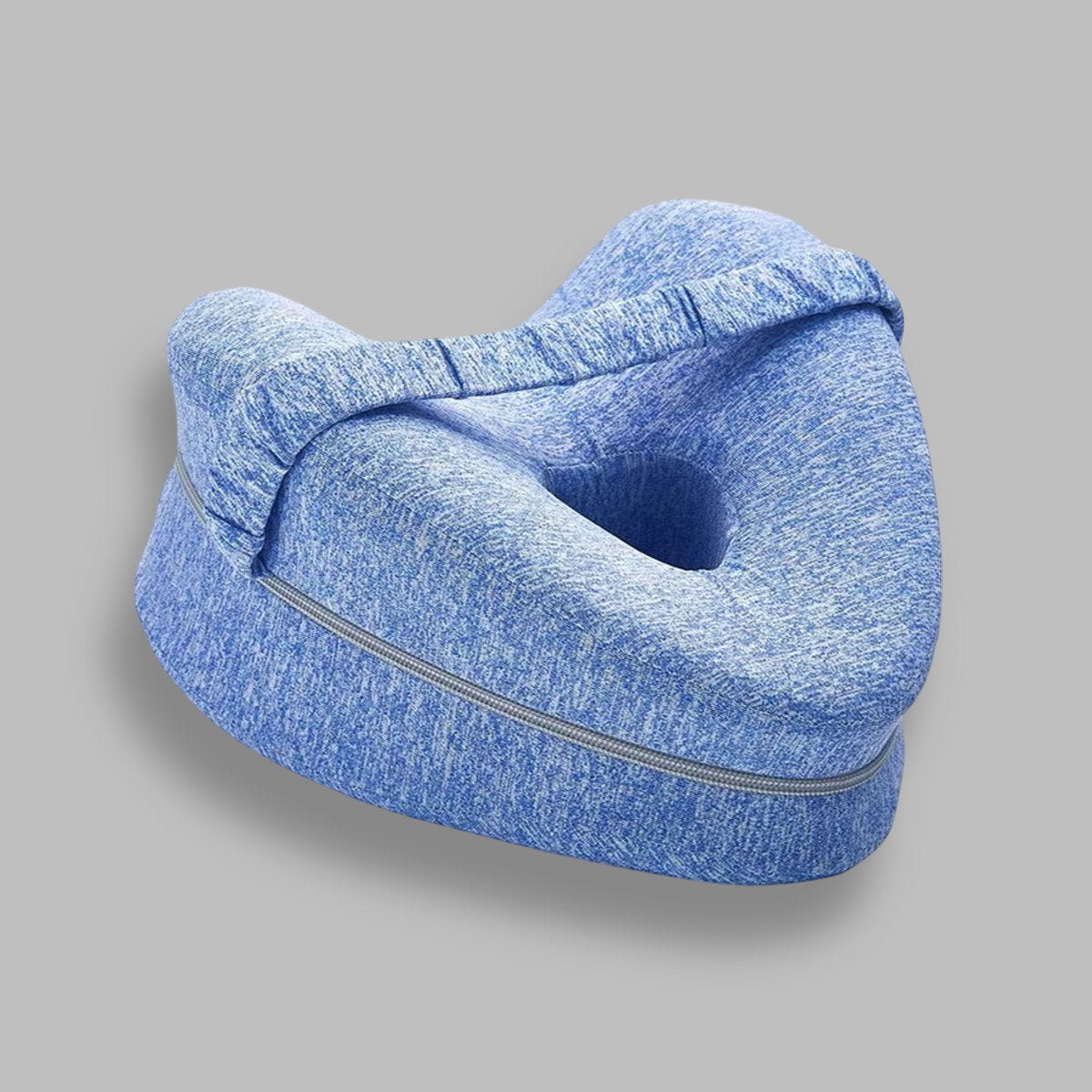 coussin genoux orthopédique bleu