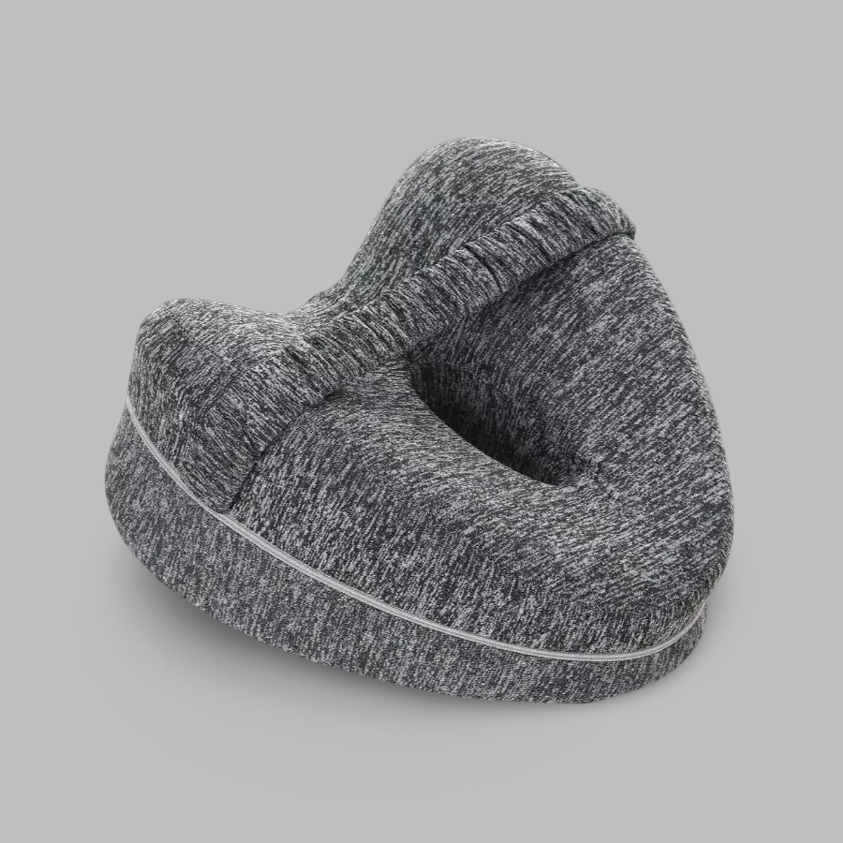 coussin genoux orthopédique gris
