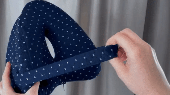 coussin de genoux orthopédique gif