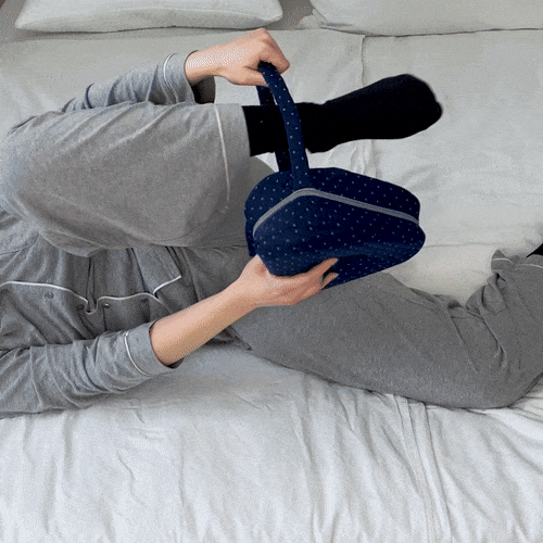 coussin de genoux orthopédique comment le mettre