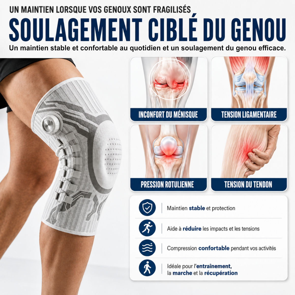 Genouillère de Maintien Articulée