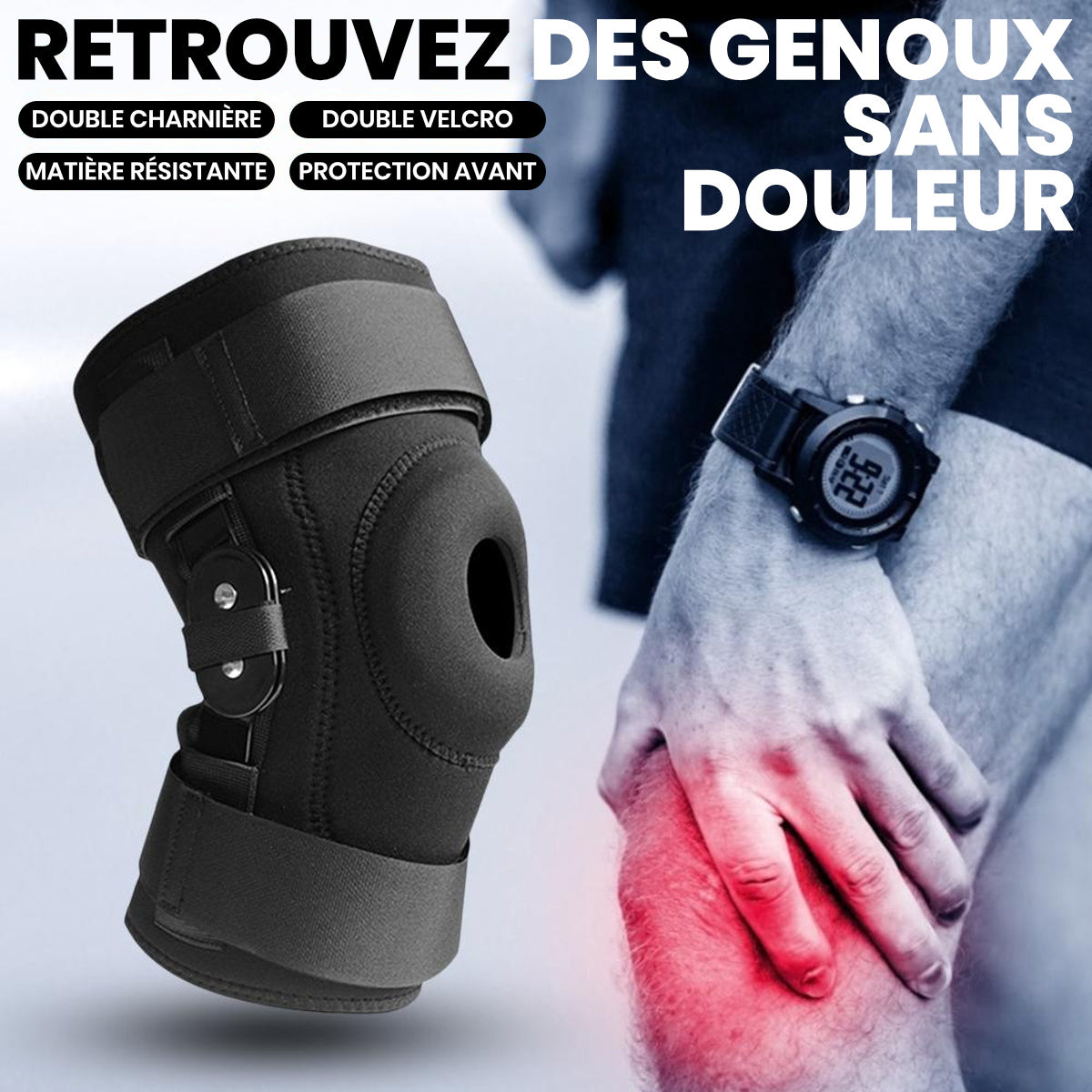 Genouillère Orthopédique Articulée PINKMOON