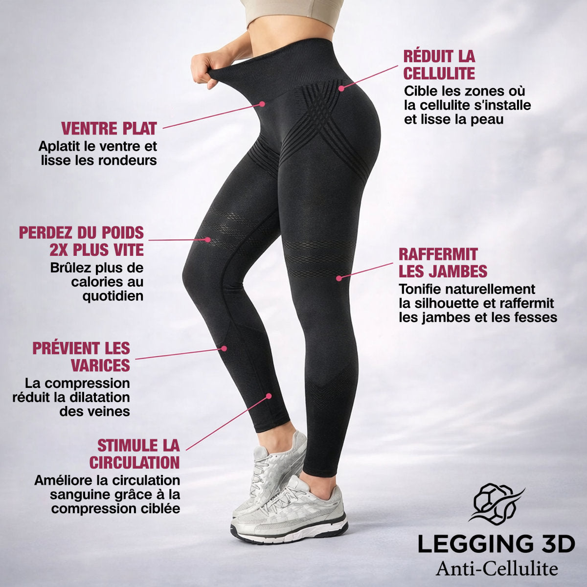 Legging 3D Anti-Cellulite