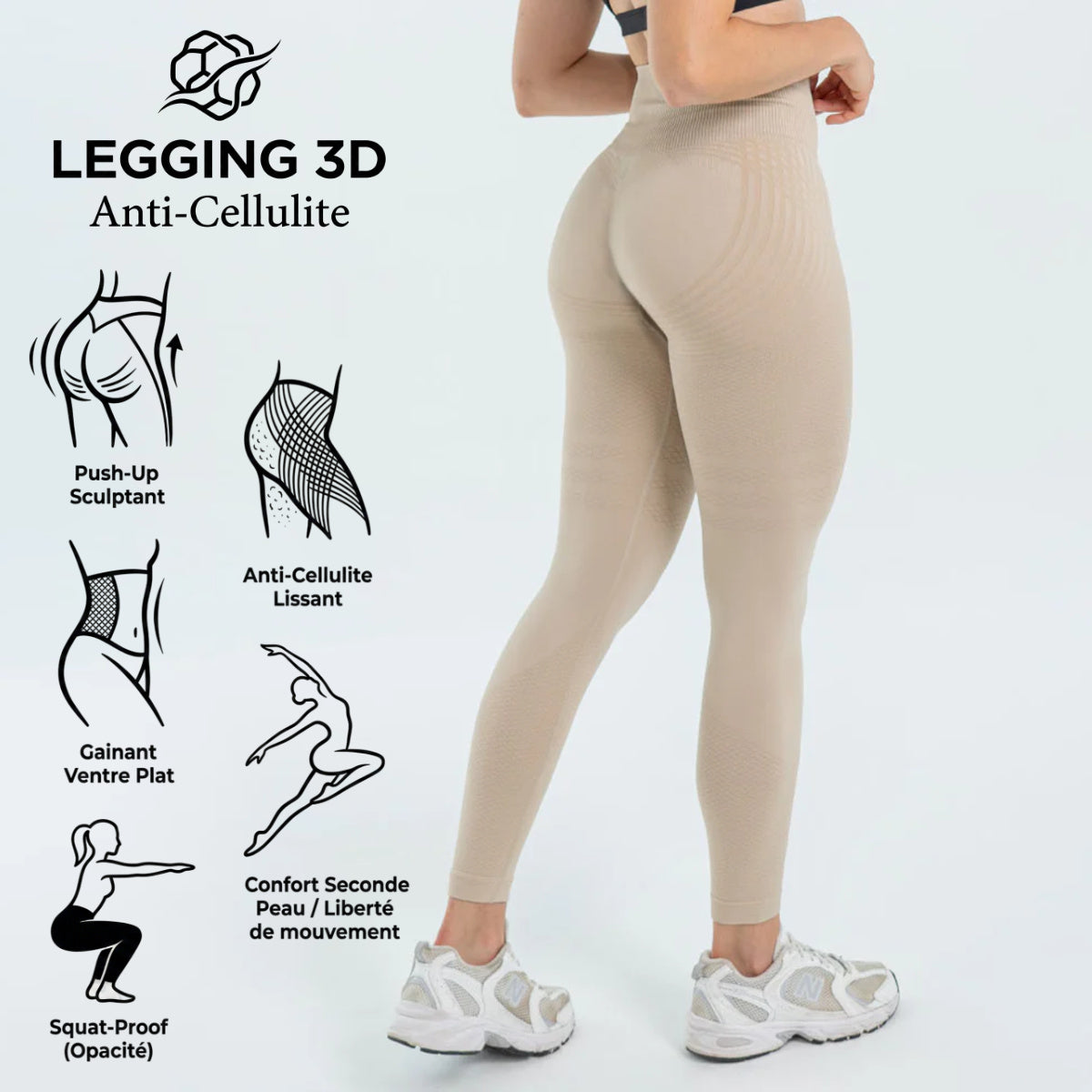 Legging 3D Anti-Cellulite