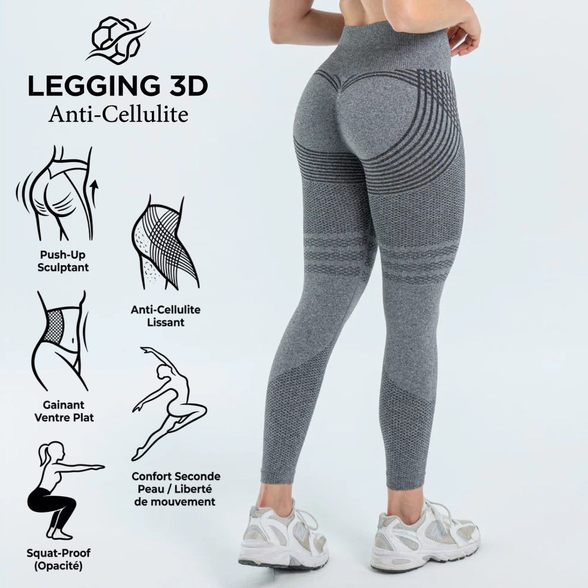 Legging 3D Anti-Cellulite