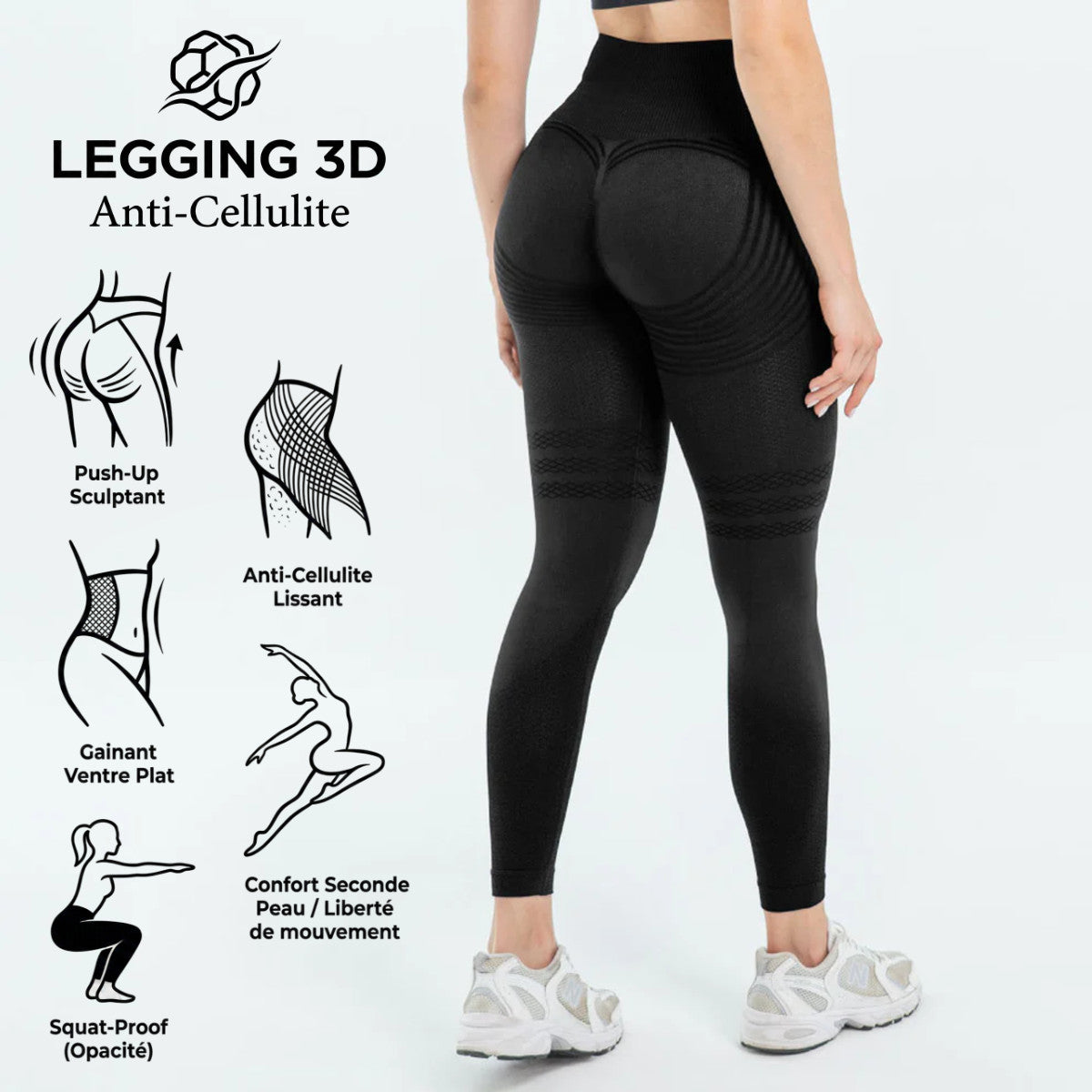 Legging 3D Anti-Cellulite
