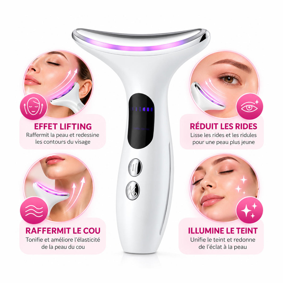 lumi-skin appareil LED visage luminothérapie