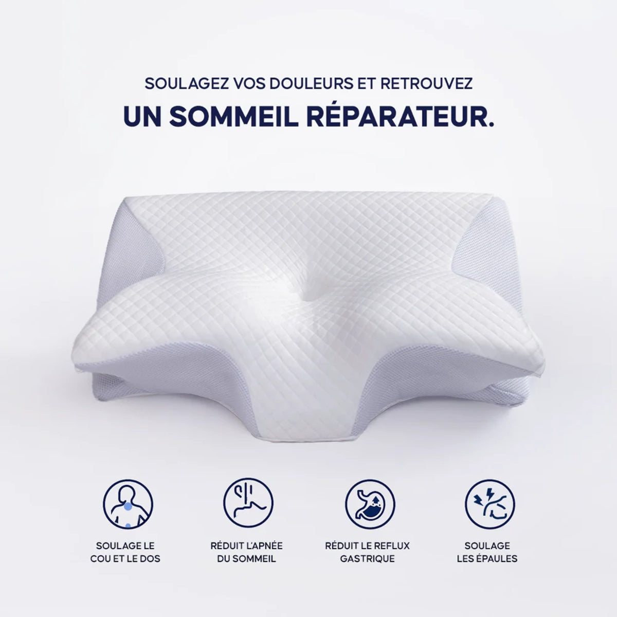 Oreiller cervical mémoire de forme