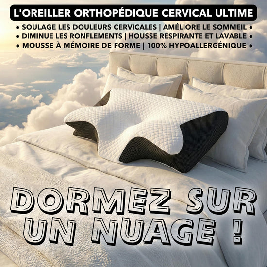 oreiller cervical mémoire de forme