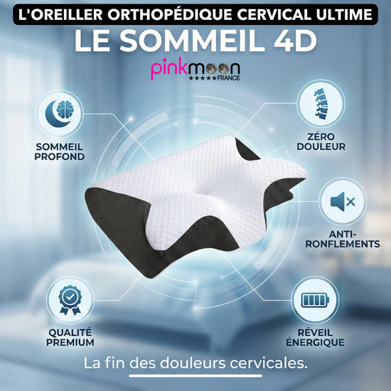 Oreiller cervical mémoire de forme