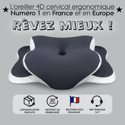 oreiller ergonomique mémoire de forme