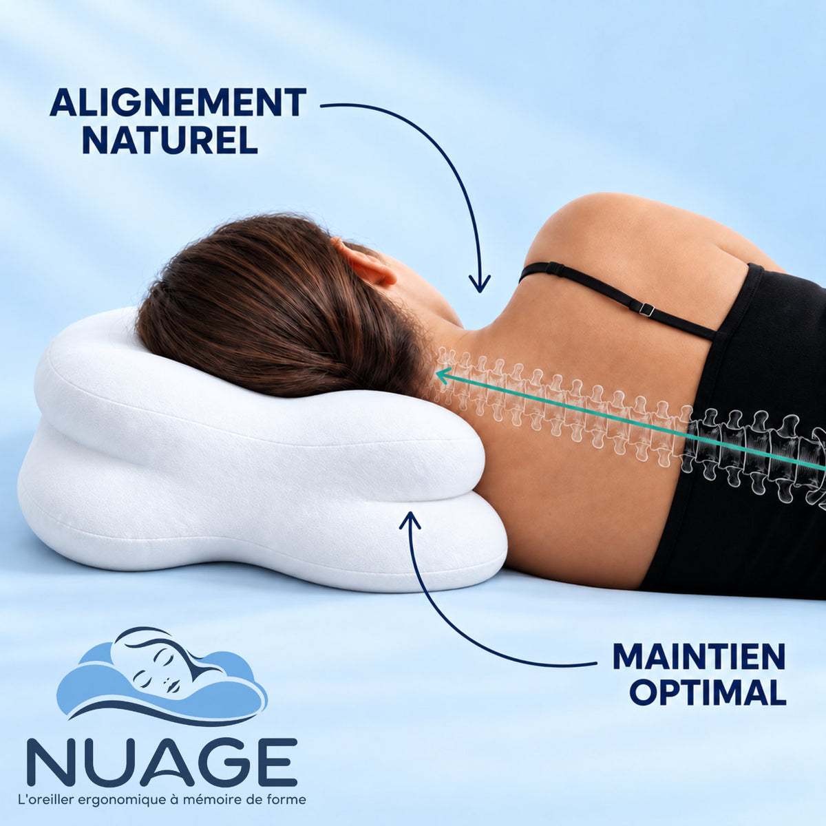 Oreiller Ergonomique NUAGE