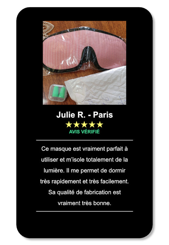 masque sommeil 3D