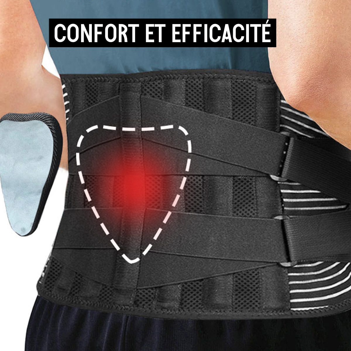 corset lombaire orthopédique pour les douleurs au dos - pinkmoon france