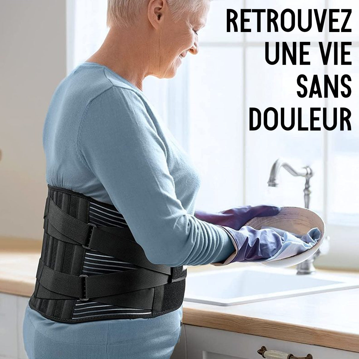 corset lombaire orthopédique pour les douleurs au dos - pinkmoon france