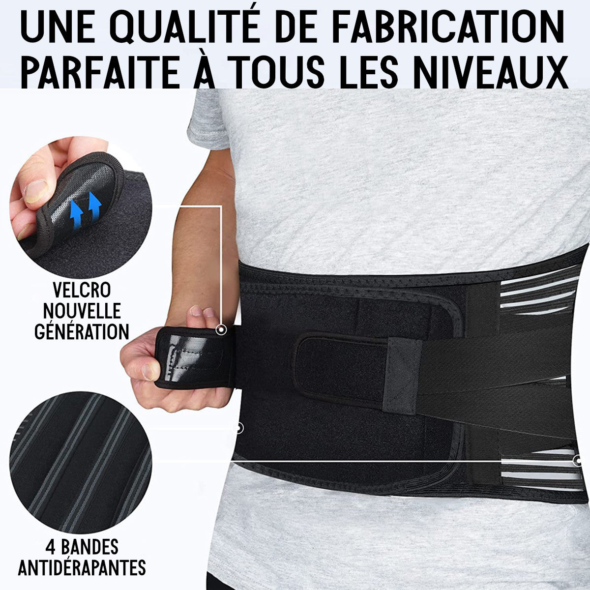 corset lombaire orthopédique pour les douleurs au dos - pinkmoon france