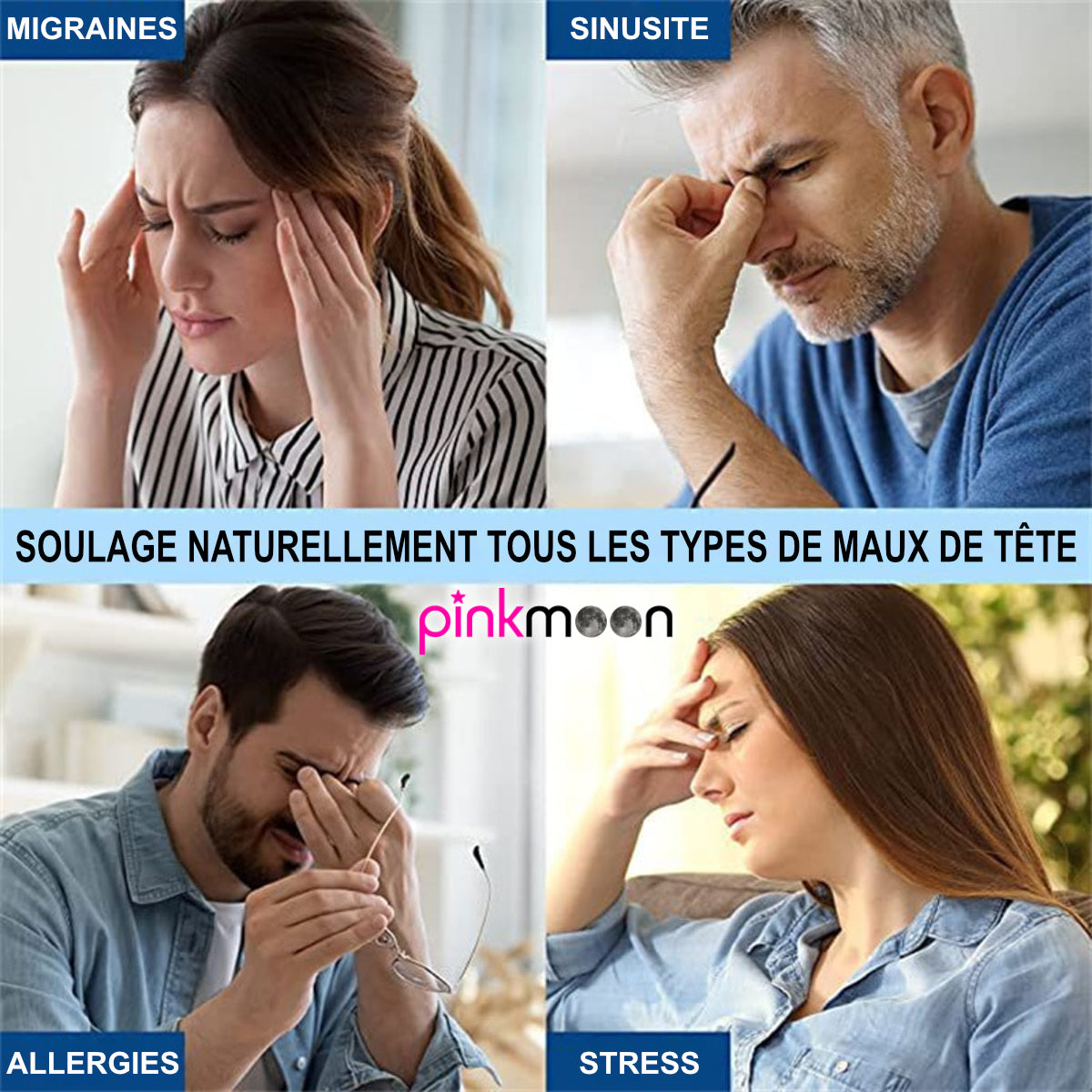 Masque Anti-Migraine PINKMOON – PINKMOON-France