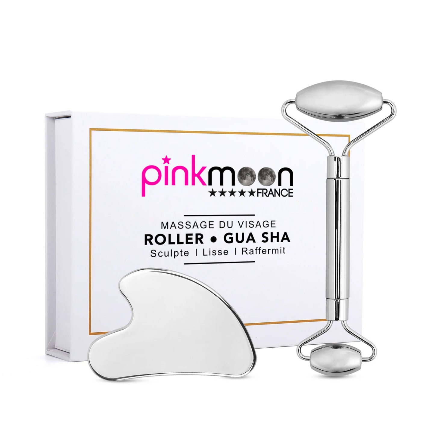 Coffret Roller & Gua Sha PINKMOON