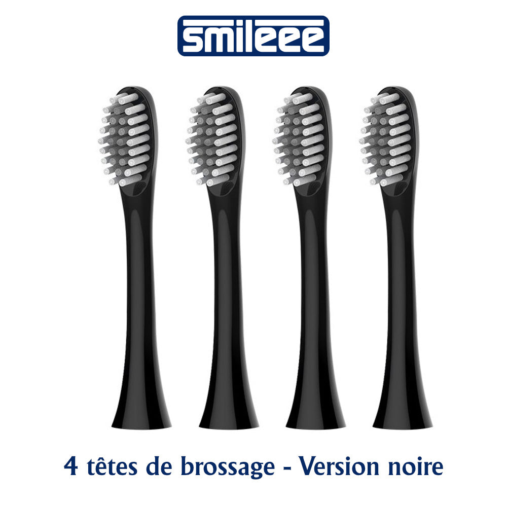 Têtes de Rechange (x4) pour Brosse à Dents Sonique SMILEEE